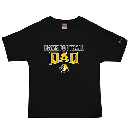 Signature | Champion T-Shirt | Cardinal Ohara Hawks | Football Dad Logo