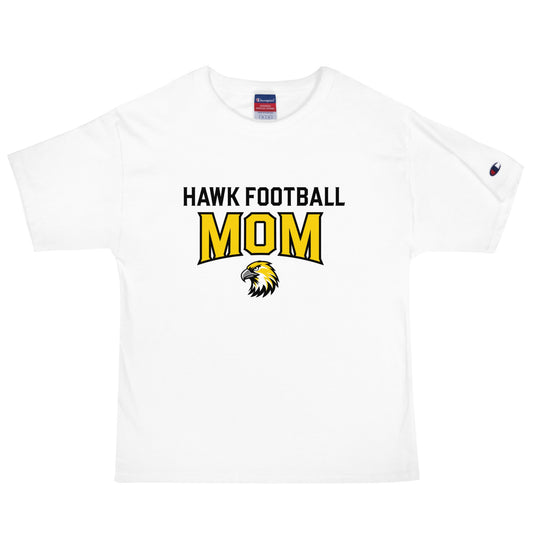 Signature | Champion T-Shirt | Cardinal Ohara Hawks | Football Mom Logo