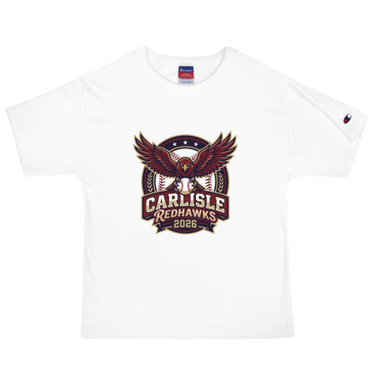 Signature | Champion T-Shirt | Carlisle Redhawks | Emblem Logo