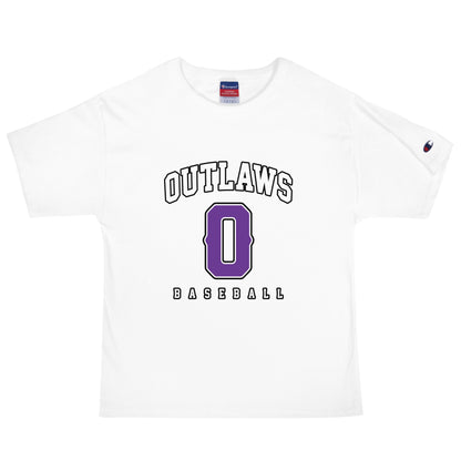 Signature | Champion T-Shirt | Carolina Outlaws Baseball | Atheltics Logo