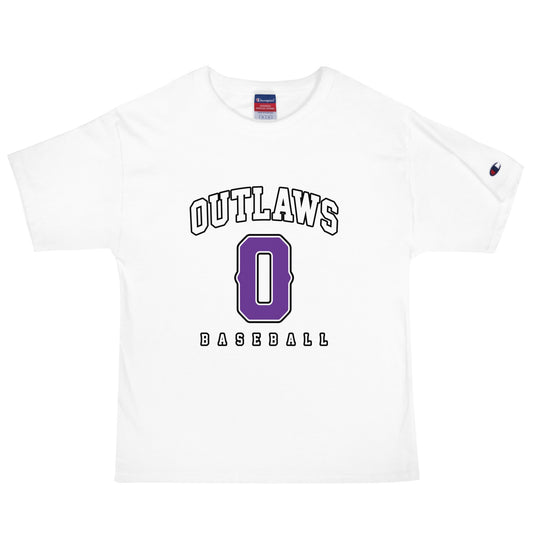 Signature | Champion T-Shirt | Carolina Outlaws Baseball | Atheltics Logo