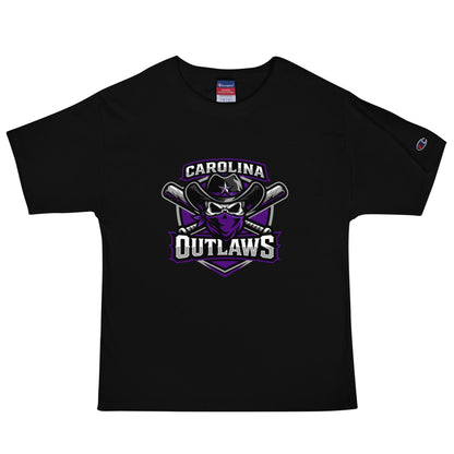 Signature | Champion T-Shirt | Carolina Outlaws Baseball | Shield Logo