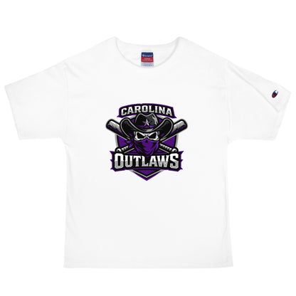 Signature | Champion T-Shirt | Carolina Outlaws Baseball | Shield Logo
