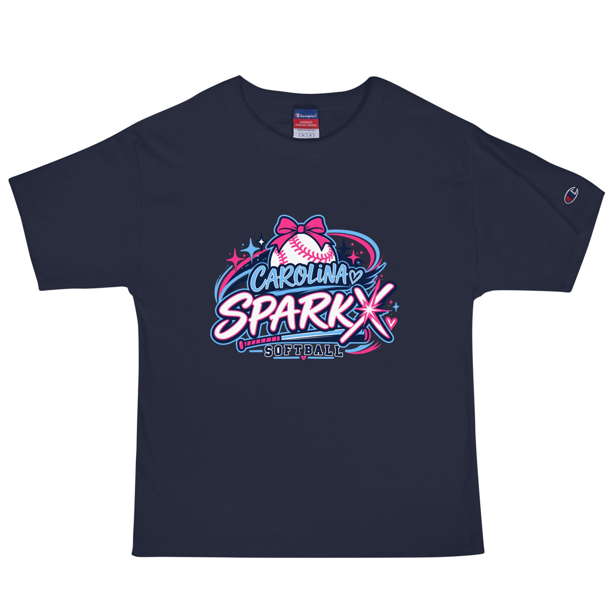Signature | Champion T-Shirt | Carolina Sparkx | Crest Logo