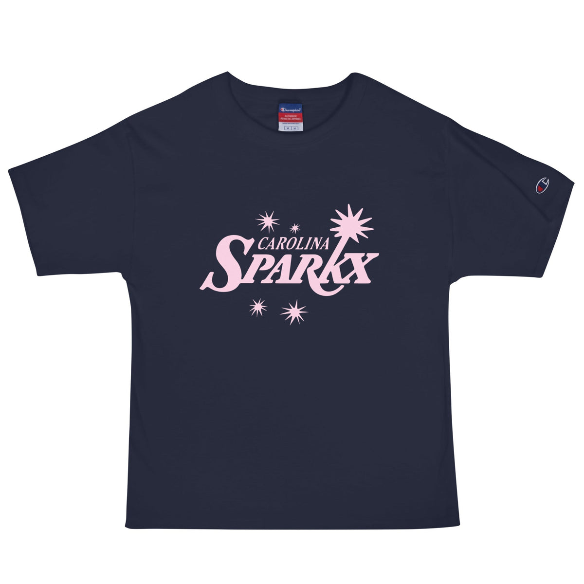 Signature | Champion T-Shirt | Carolina Sparkx | Modern Script Logo