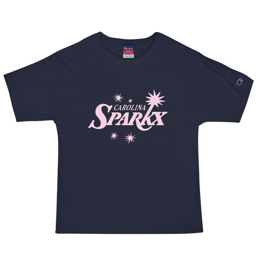 Signature | Champion T-Shirt | Carolina Sparkx | Modern Script Logo