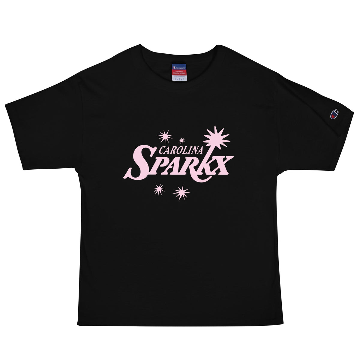 Signature | Champion T-Shirt | Carolina Sparkx | Modern Script Logo