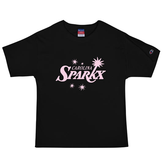 Signature | Champion T-Shirt | Carolina Sparkx | Modern Script Logo