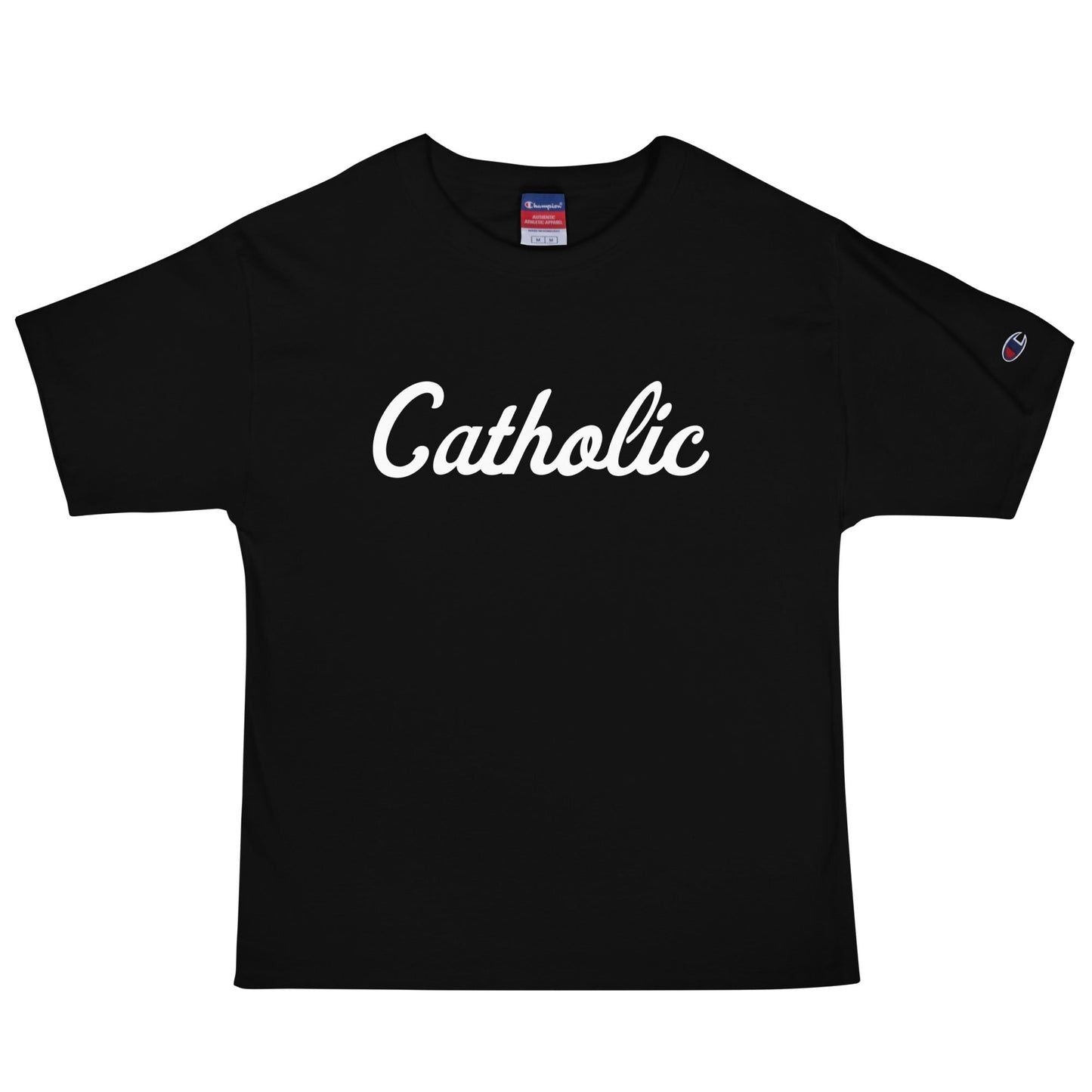 Signature | Champion T-Shirt | Catholic High School | Script Logo
