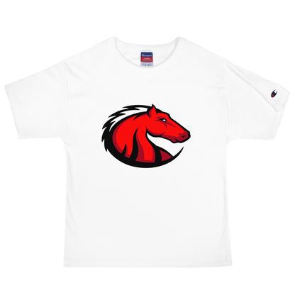 Signature | Champion T-Shirt | Central Maine Community College Woman’s Soccer | Crest Logo