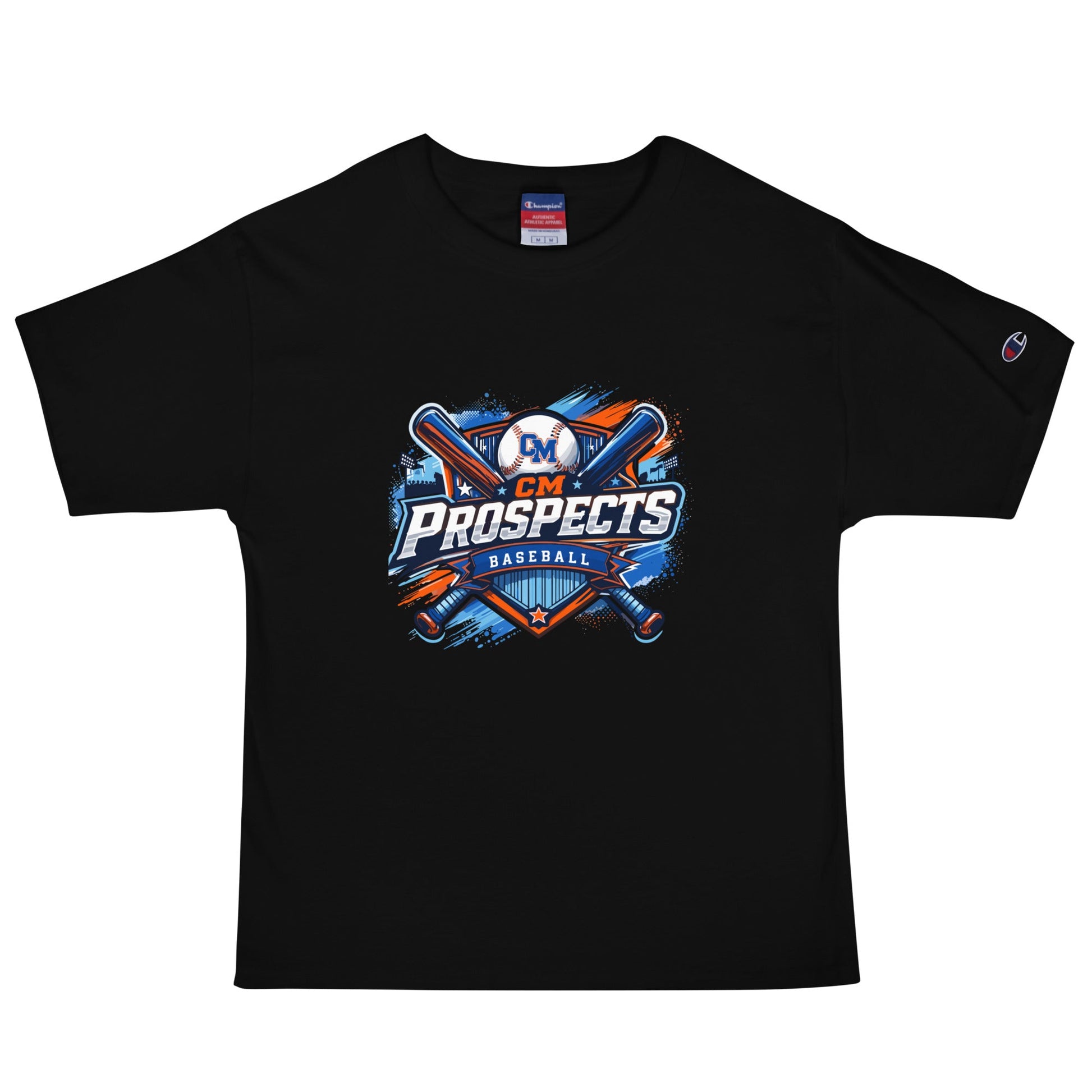 Signature | Champion T-Shirt | Central Missour Prospects | Shield Logo