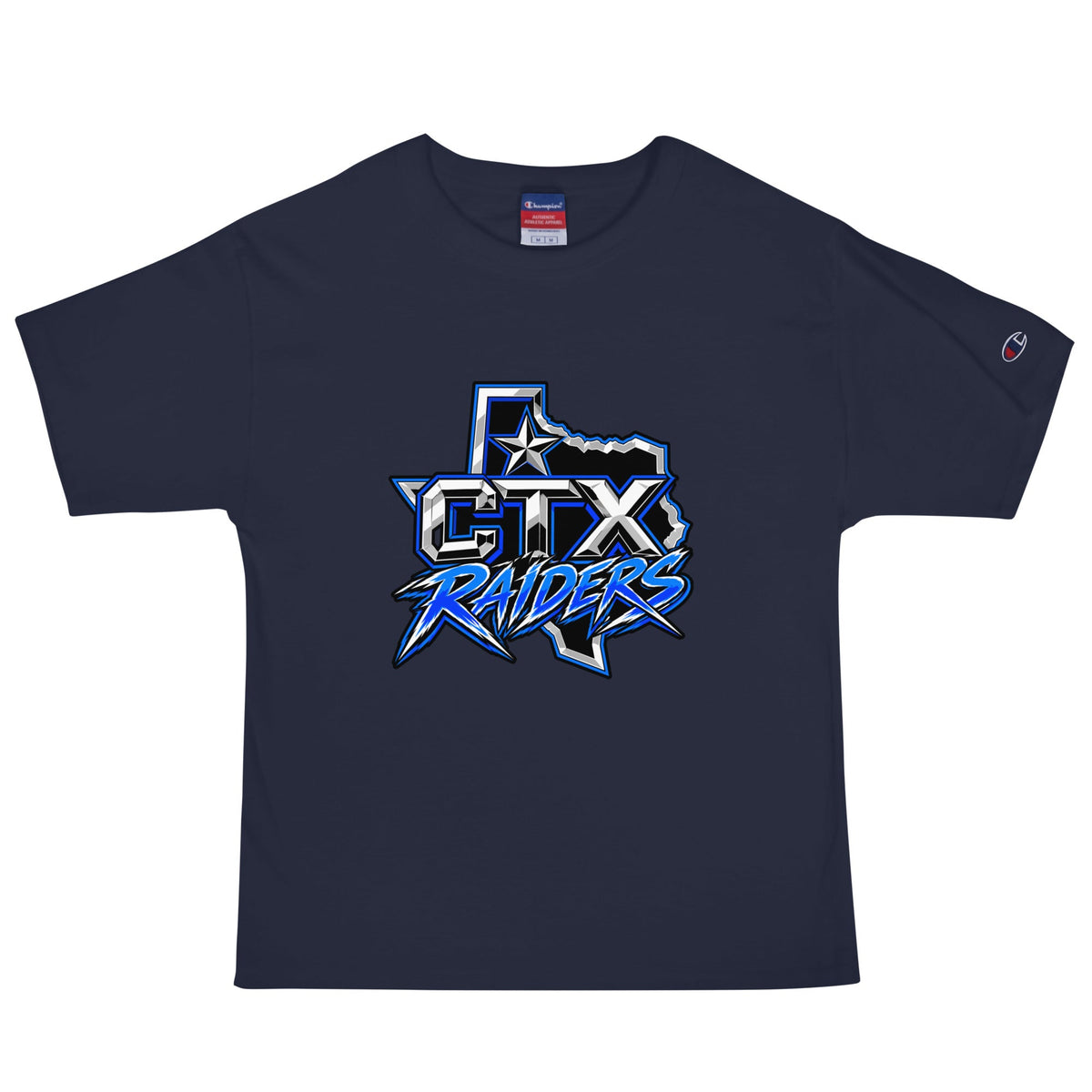 Signature | Champion T-Shirt | Central Texas Raiders | Crest Logo