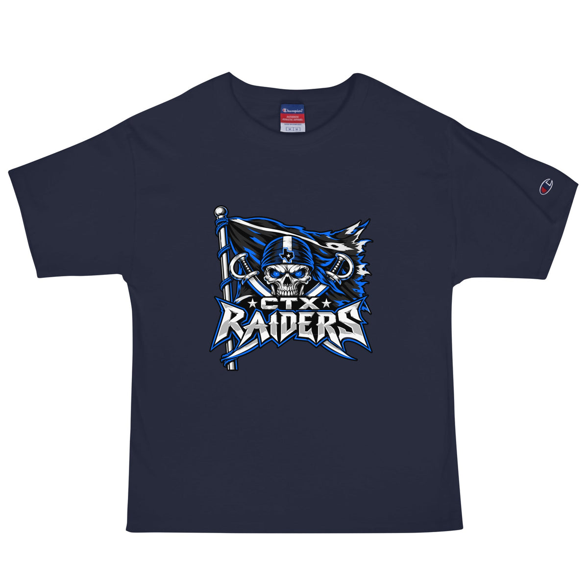 Signature | Champion T-Shirt | Central Texas Raiders | Vanguard Logo