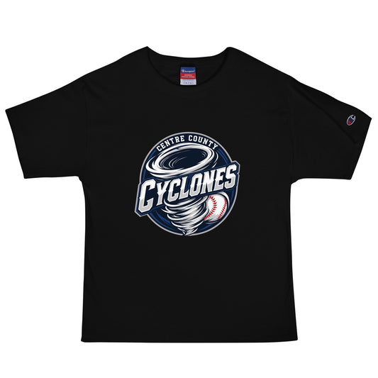 Signature | Champion T-Shirt | Centre County Cyclones | Badge Logo