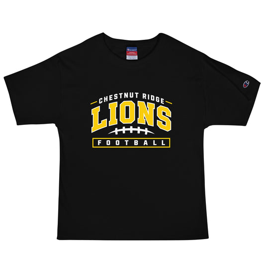 Signature | Champion T-Shirt | Chestnut Ridge Lions Football | Valor Logo