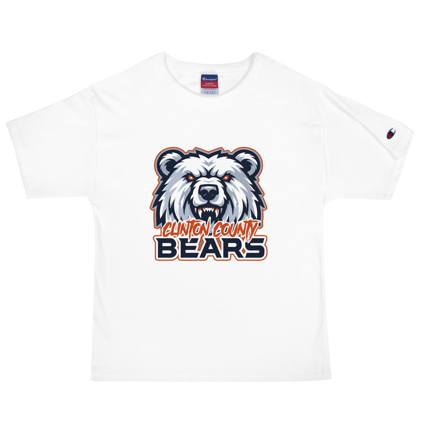 Signature | Champion T-Shirt | CLINTON COUNTY BEARS | Bears Mascot Logo