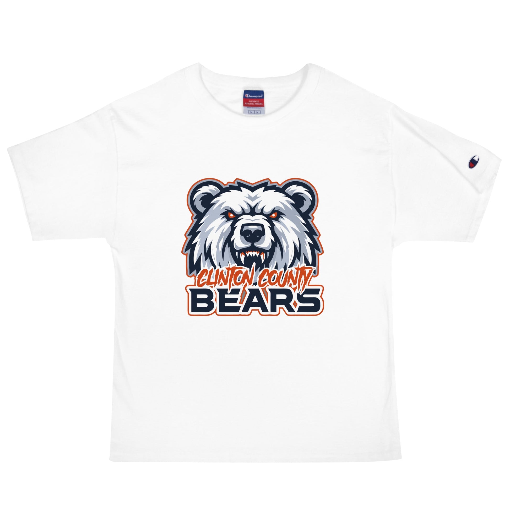 Signature | Champion T-Shirt | CLINTON COUNTY BEARS | Bears Mascot Logo