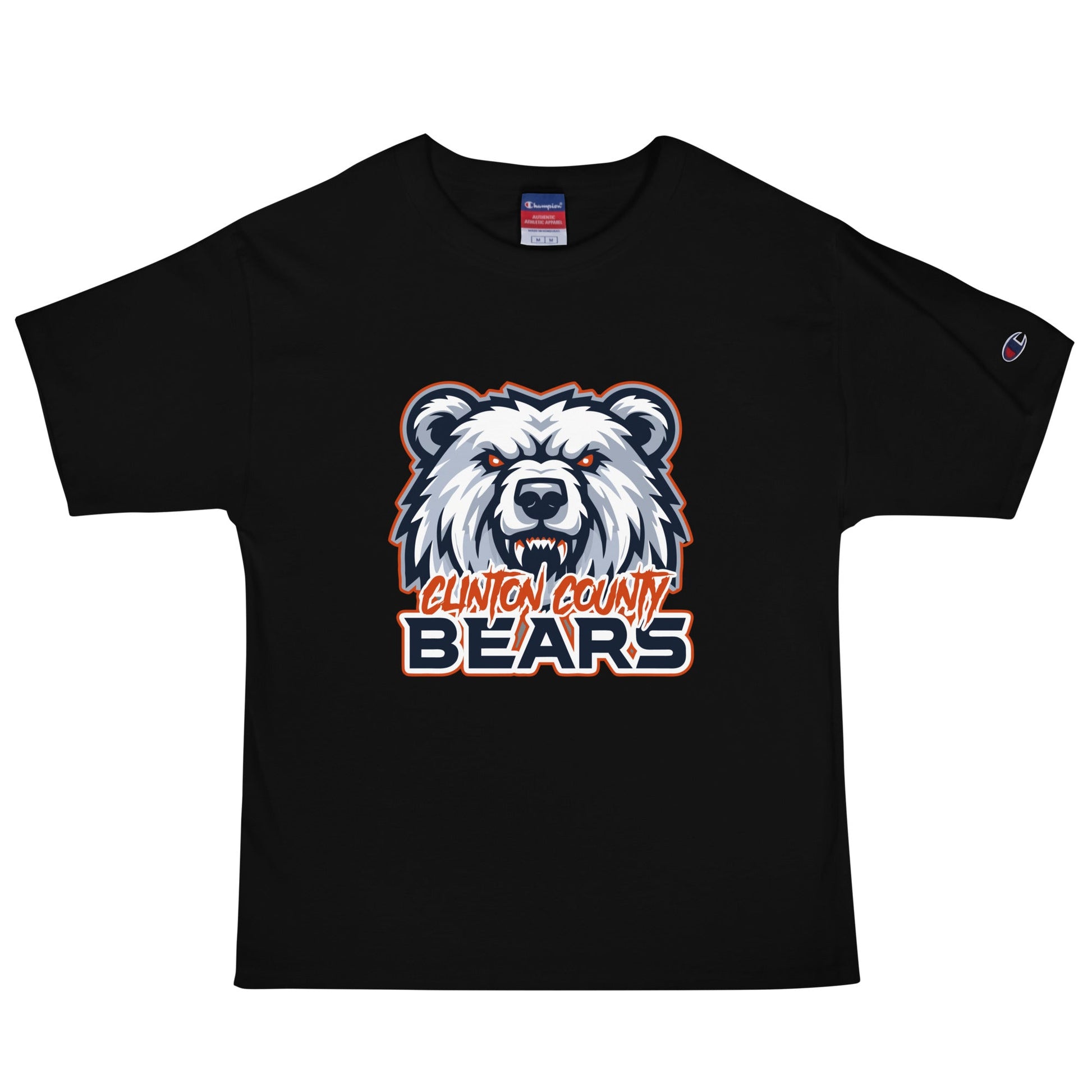 Signature | Champion T-Shirt | CLINTON COUNTY BEARS | Bears Mascot Logo