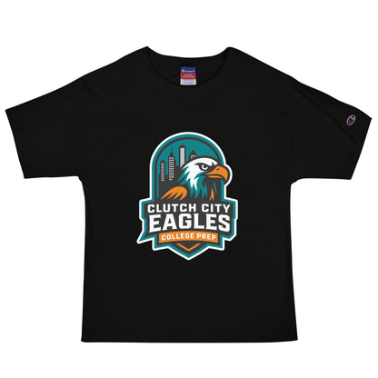 Signature | Champion T-Shirt | Clutch City College Prep | Shield Logo