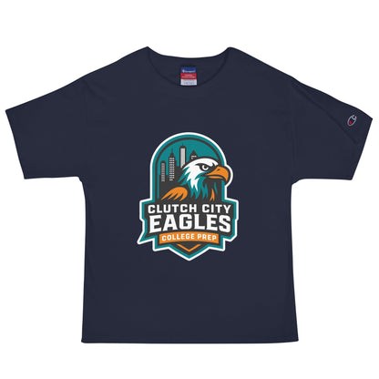 Signature | Champion T-Shirt | Clutch City College Prep | Shield Logo