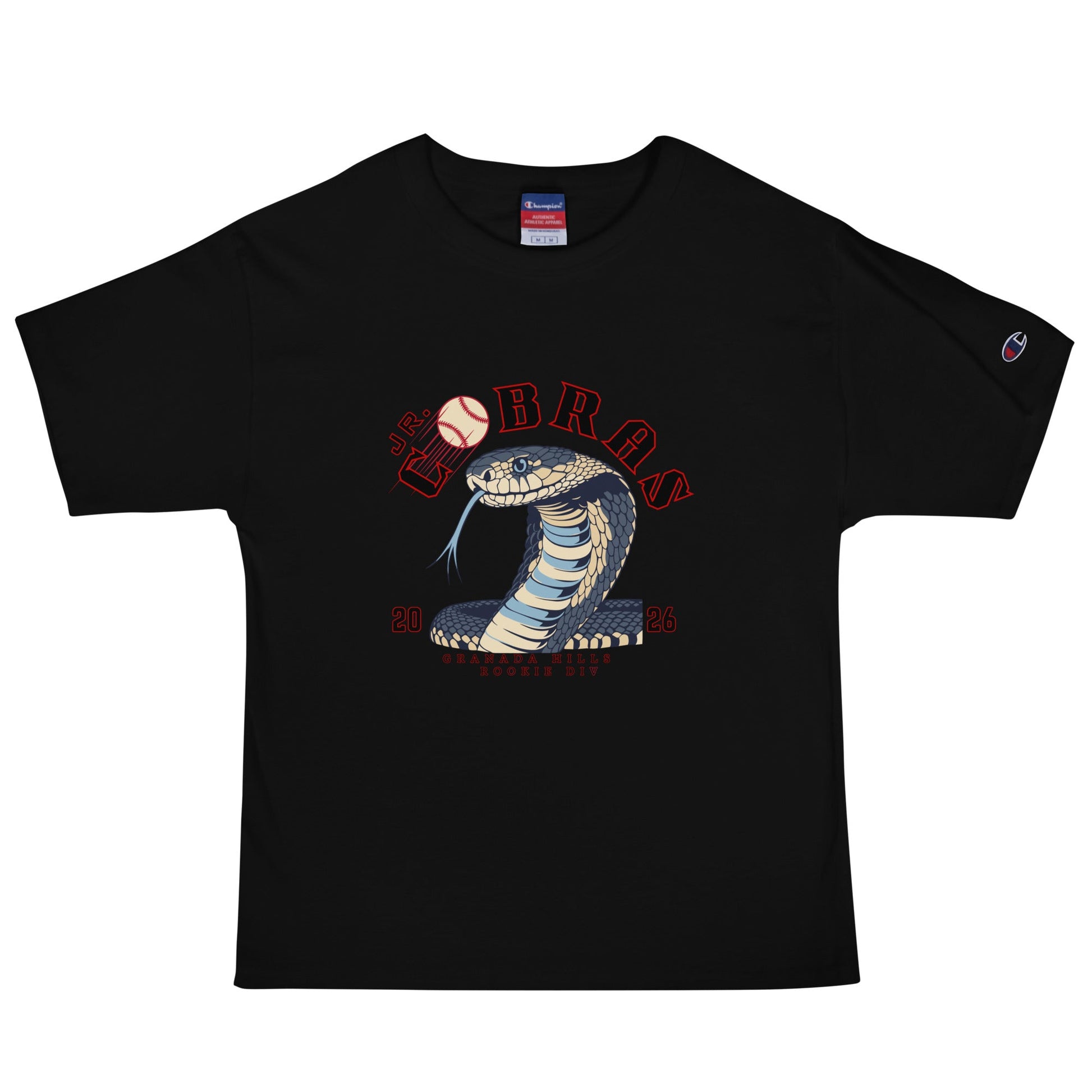 Signature | Champion T-Shirt | Cobras '26 | Rookie Div Logo