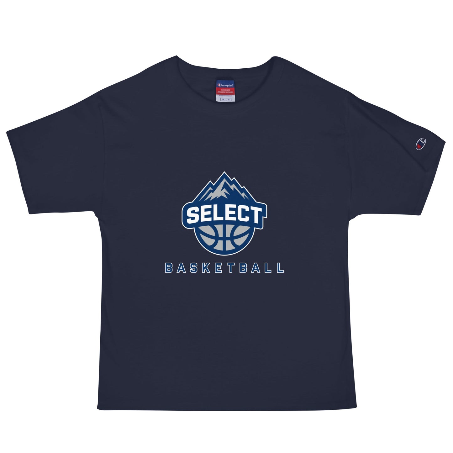 Signature | Champion T-Shirt | Colorado Select Basketball | Crest Logo