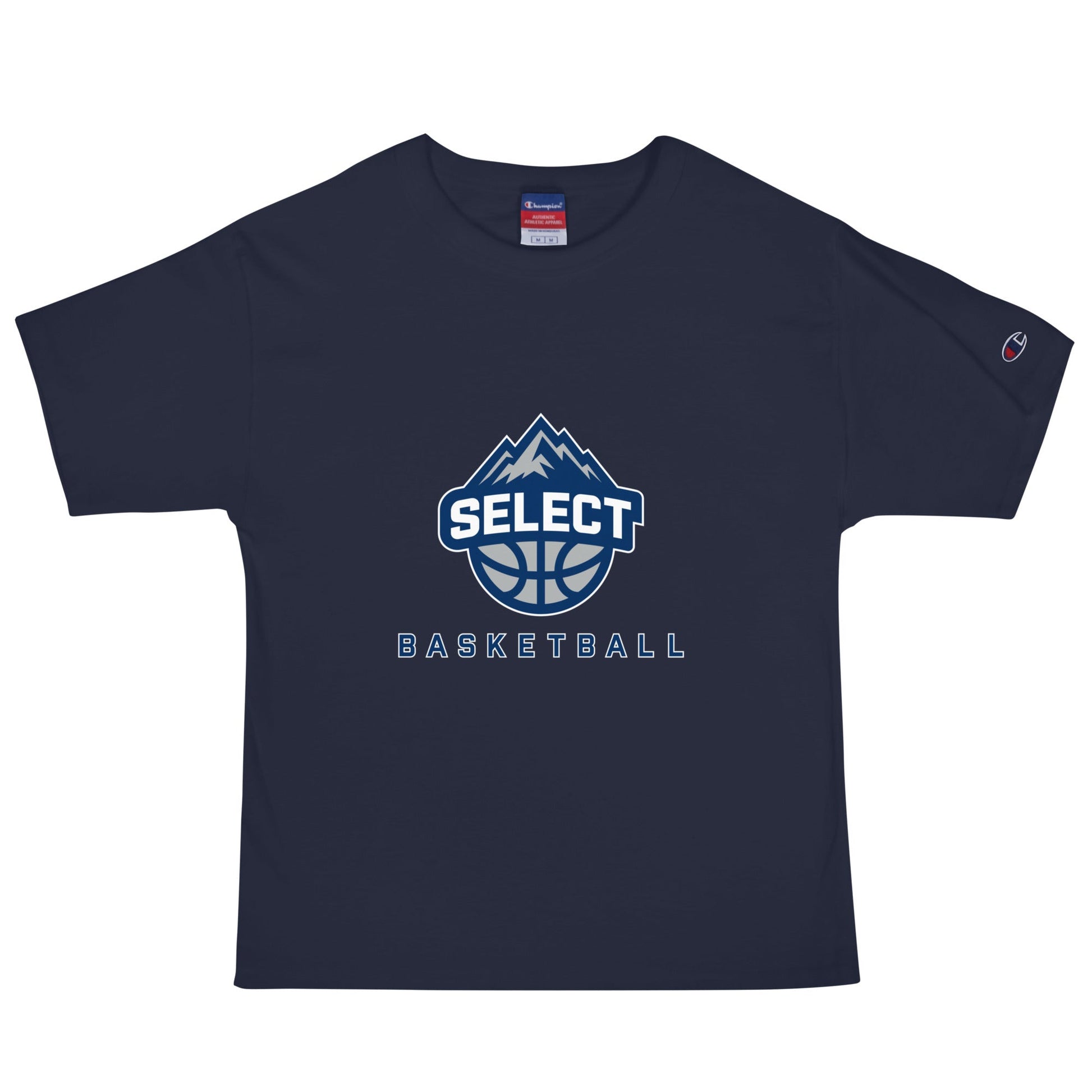 Signature | Champion T-Shirt | Colorado Select Basketball | Crest Logo