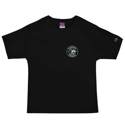 Signature | Champion T-Shirt | Colts Neck Cougars | Youth Tackle Football (AYF) | Varsity Badge Logo