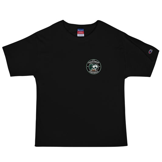 Signature | Champion T-Shirt | Colts Neck Cougars | Youth Tackle Football (AYF) | Varsity Badge Logo