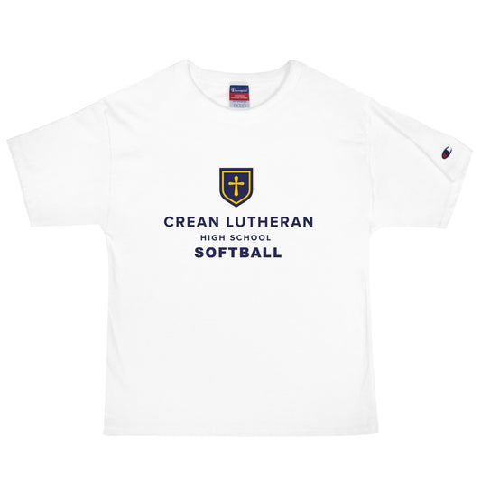 Signature | Champion T-Shirt | Crean Lutheran Softball | CLHS SB Logo