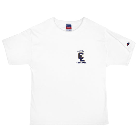 Signature | Champion T-Shirt | Crean Lutheran Softball | Navy CL Softball Logo