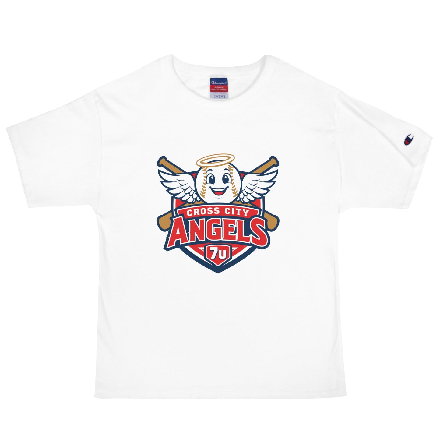 Signature | Champion T-Shirt | Cross City Angels | Shield Logo