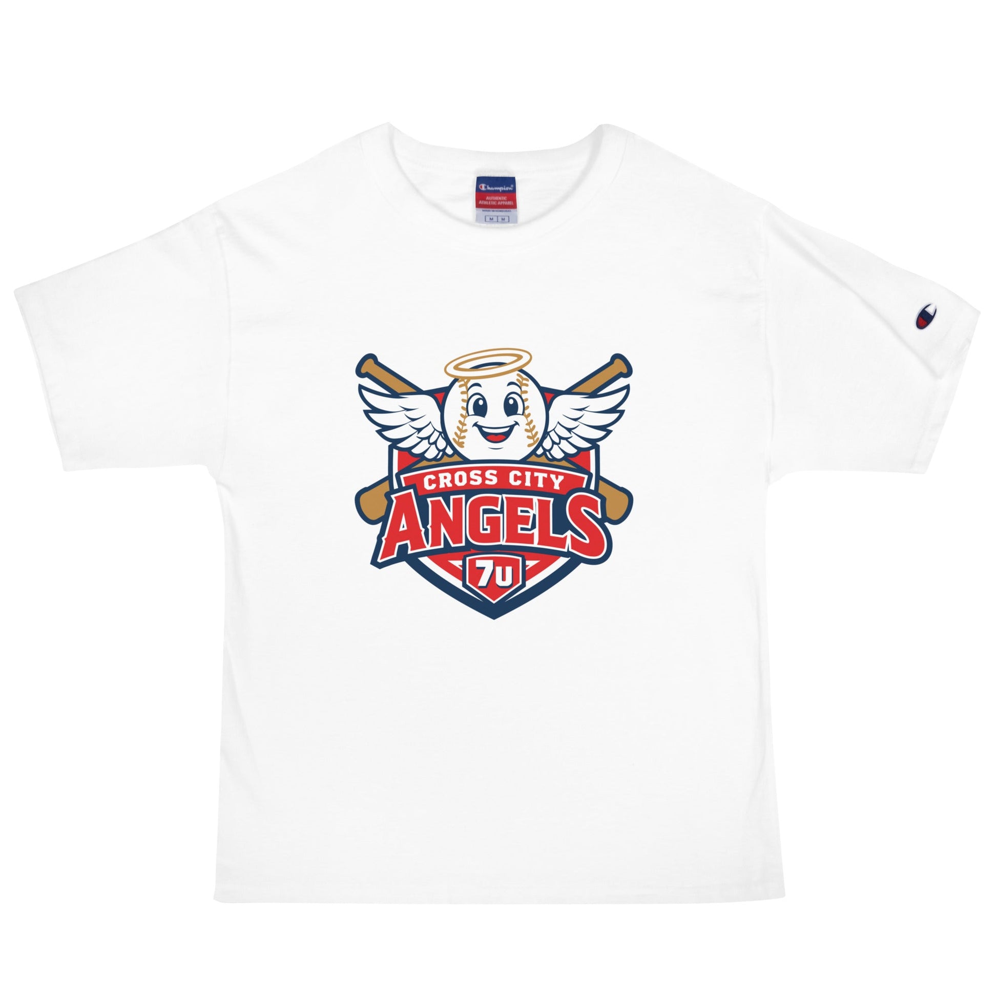 Signature | Champion T-Shirt | Cross City Angels | Shield Logo