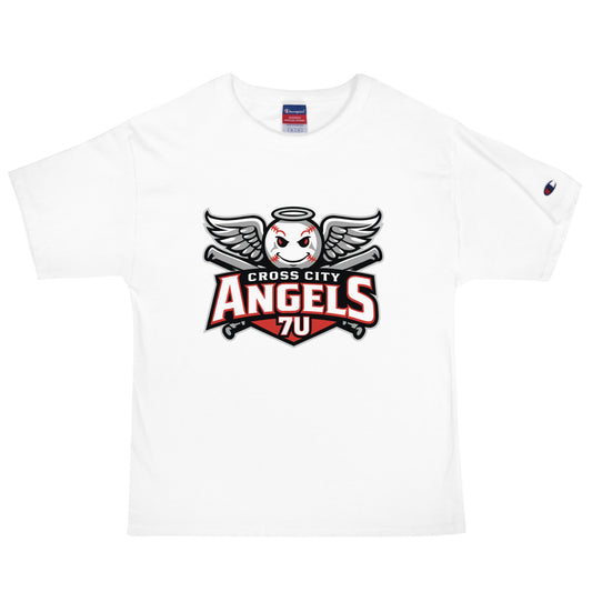 Signature | Champion T-Shirt | Cross City Angels | Winged Guardian Logo