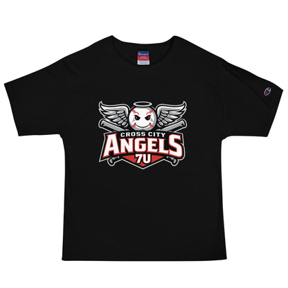 Signature | Champion T-Shirt | Cross City Angels | Winged Guardian Logo