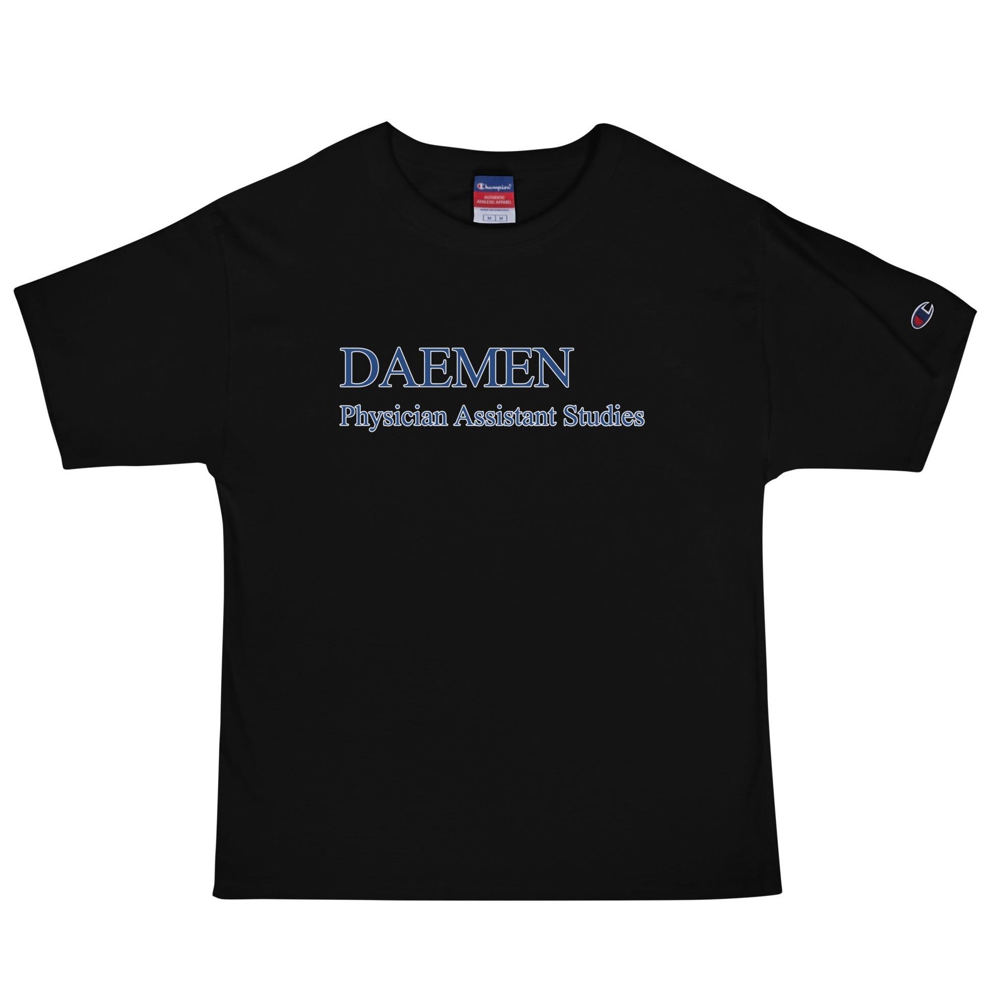 Signature | Champion T-Shirt | Daemen Physician Assistant | Care Collective Logo