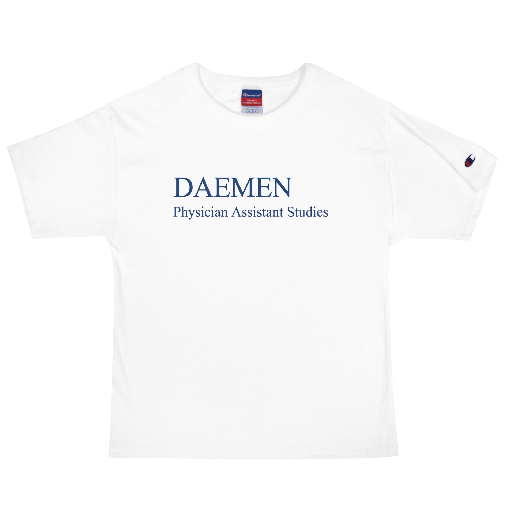 Signature | Champion T-Shirt | Daemen Physician Assistant | Care Collective Logo