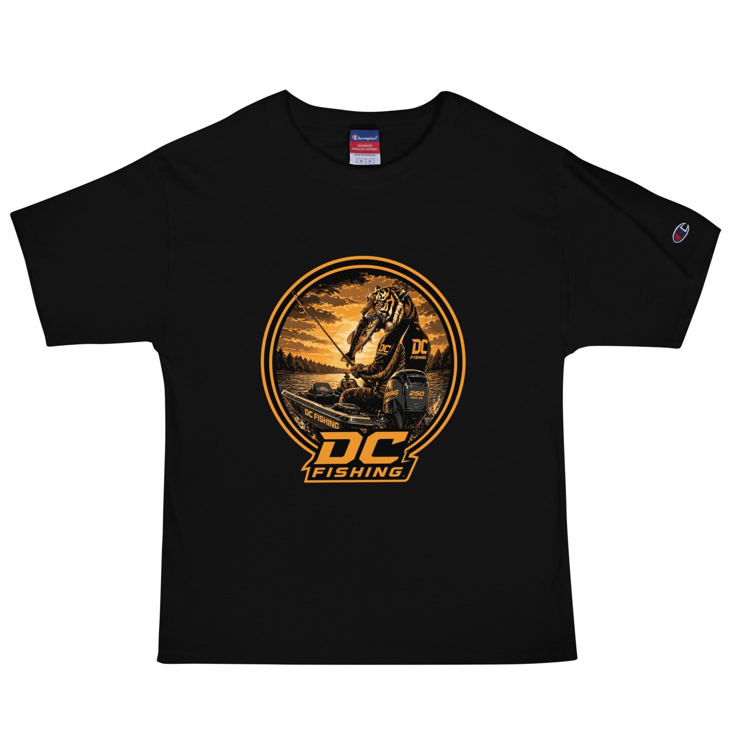 Signature | Champion T-Shirt | DeKalb Fishing Team | Badge Logo