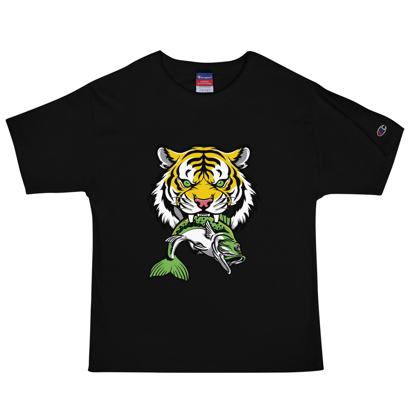 Signature | Champion T-Shirt | DeKalb Fishing Team | Mascot Logo