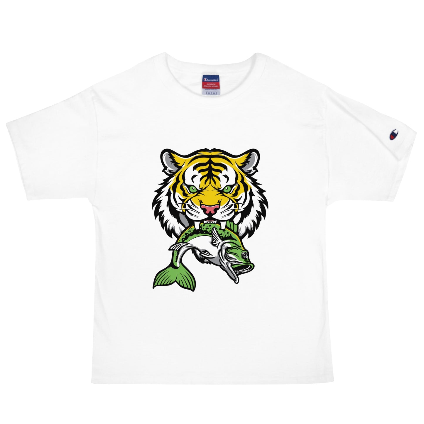 Signature | Champion T-Shirt | DeKalb Fishing Team | Mascot Logo