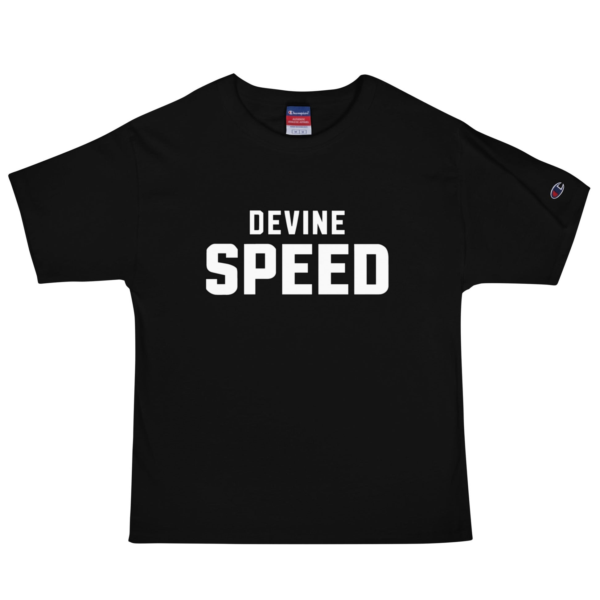 Signature | Champion T-Shirt | Devine Speed | Script Logo