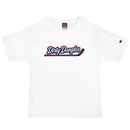 Signature | Champion T-Shirt | Dirty Dangles | Script Logo