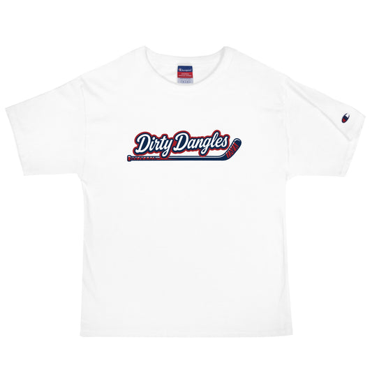 Signature | Champion T-Shirt | Dirty Dangles | Script Logo