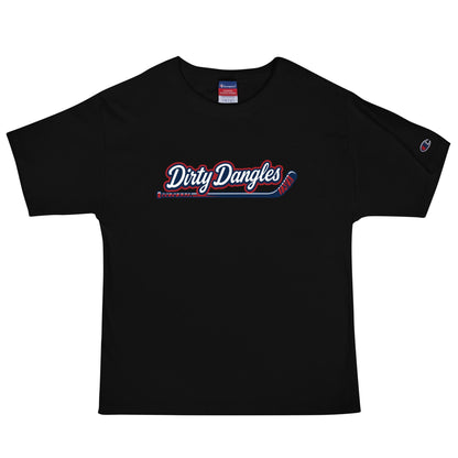 Signature | Champion T-Shirt | Dirty Dangles | Script Logo