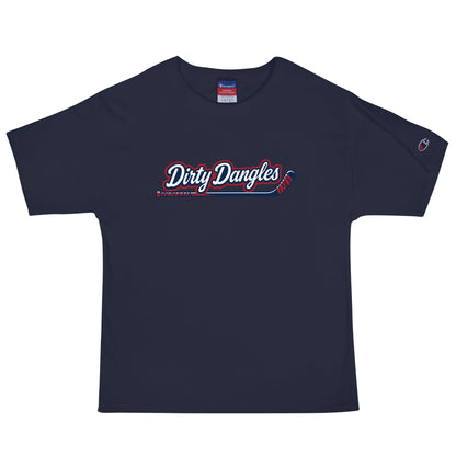 Signature | Champion T-Shirt | Dirty Dangles | Script Logo