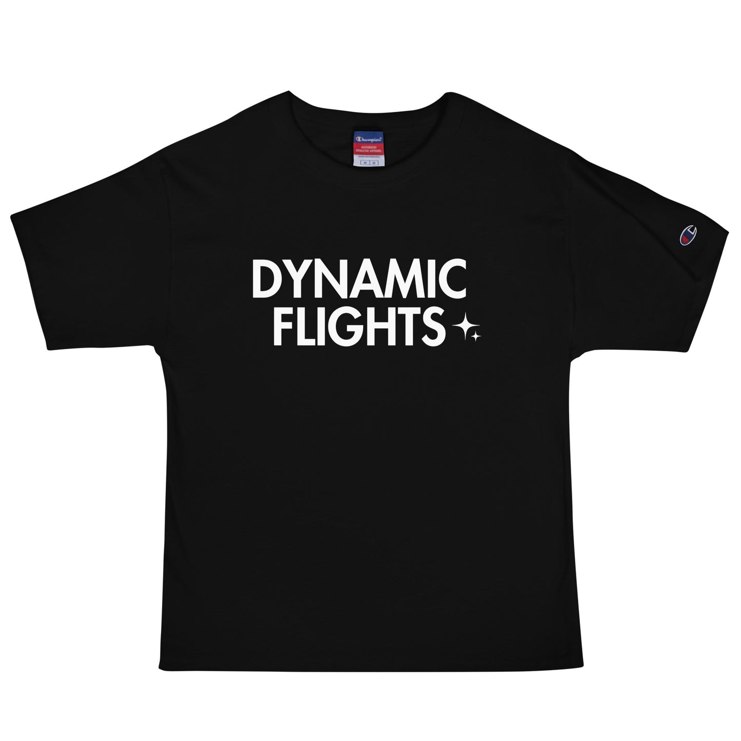 Signature | Champion T-Shirt | Dynamic Flights Gymnastics | Alt Logo