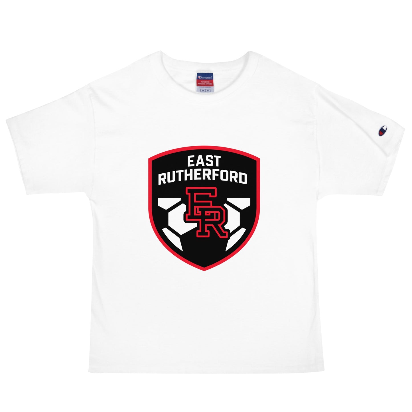 Signature | Champion T-Shirt | East Rutherford Middle School | Shield Logo