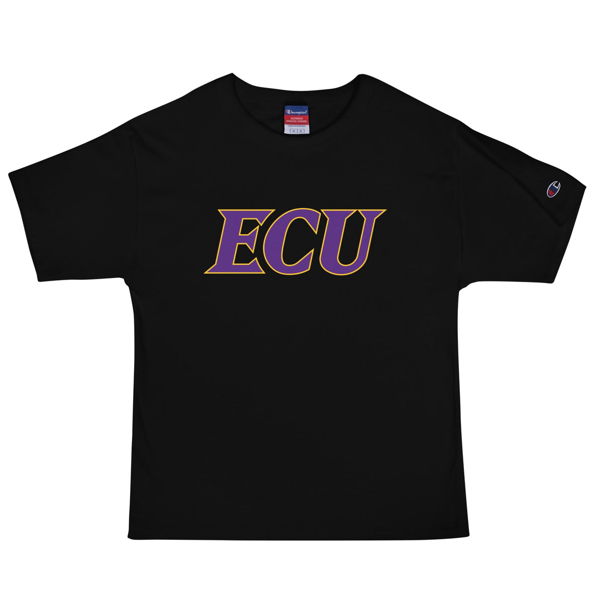 Signature | Champion T-Shirt | ECU Club Womens Lacrosse | Crest Logo