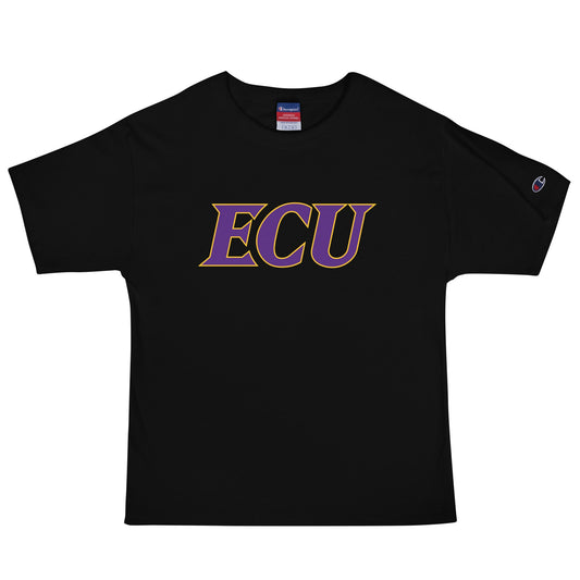 Signature | Champion T-Shirt | ECU Club Womens Lacrosse | Crest Logo