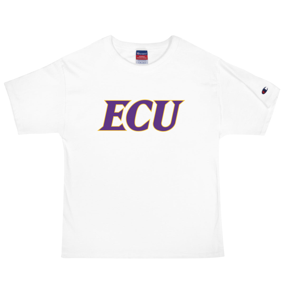 Signature | Champion T-Shirt | ECU Club Womens Lacrosse | Crest Logo